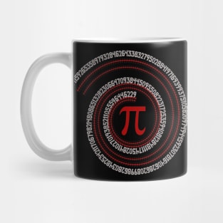 Pi Day Shirt Spiral Pi Math 314 Teacher Student Gift Mug